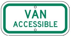 Van Accessible - 12x6-inch Green